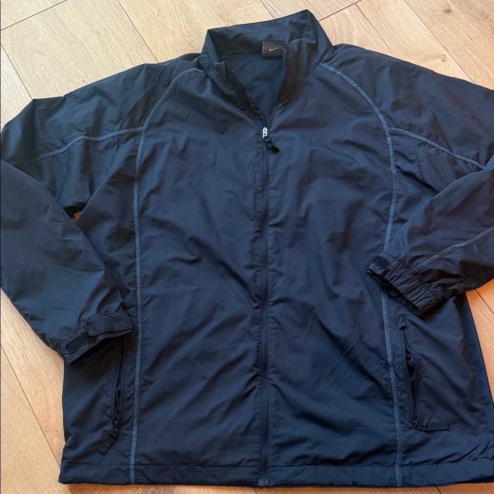 Nike Golf Men's Black Windbreaker Jacket
